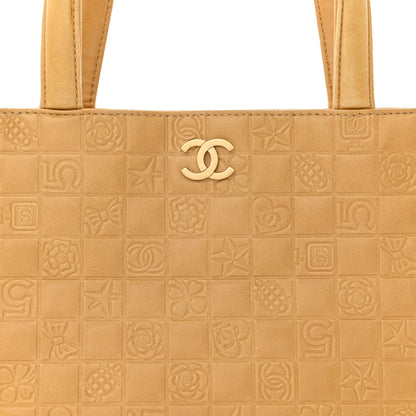 Chanel Lambskin Precious Symbols Shopping Tote Beige 8 of 18