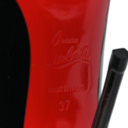 Christian Louboutin Patent So Kate 120 Pumps 37 Black 7 of 8