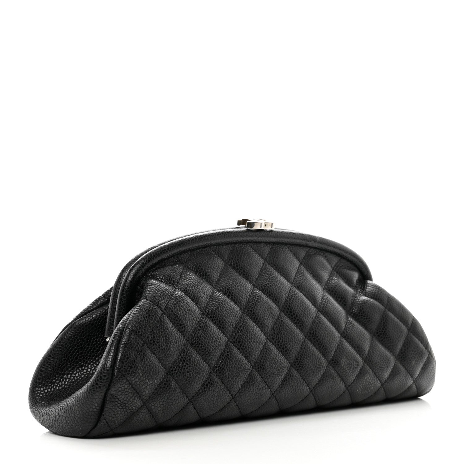 Chanel Caviar Quilted Timeless Clutch Black 3 of 8