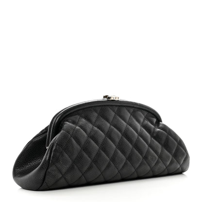 Chanel Caviar Quilted Timeless Clutch Black 3 of 8