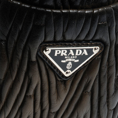 Prada Nappa Antic Chevron Hobo Militare 8 of 8