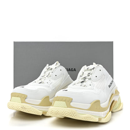 Balenciaga Fabric Mesh Clear Sole Womens Triple S Mule Sneakers 38 Beige 13 of 13