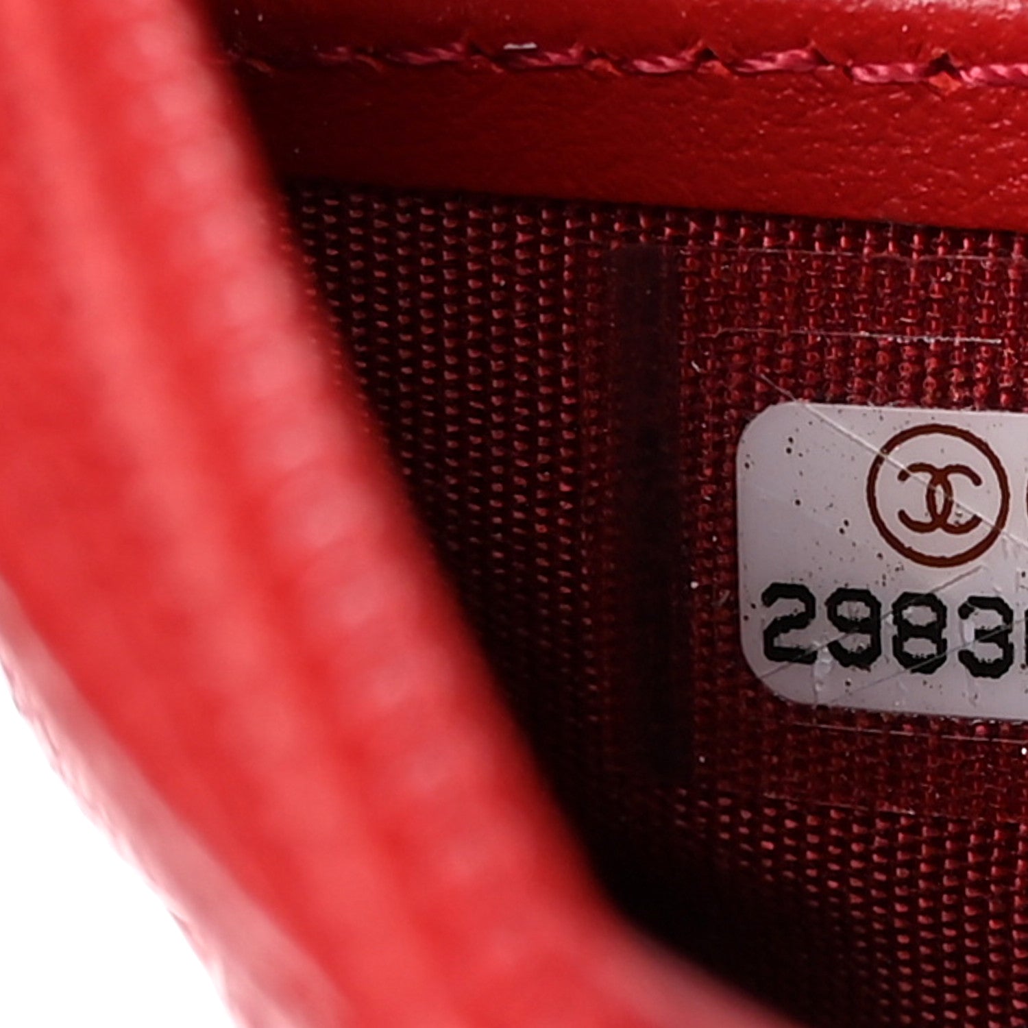 Chanel Caviar Quilted Long Boy Zip Around Wallet Red 8 of 10