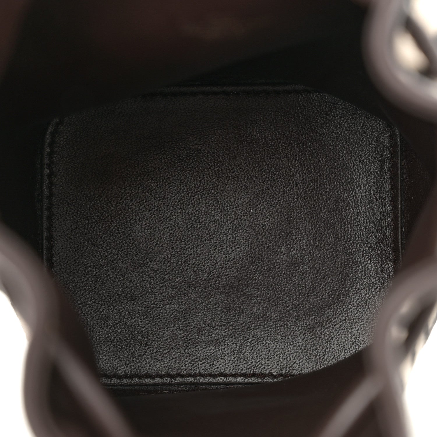 Valentino Garavani Toile Iconographe Nappa Mini Vlogo Signature Bucket Bag Naturale Black Fondant 5 of 9