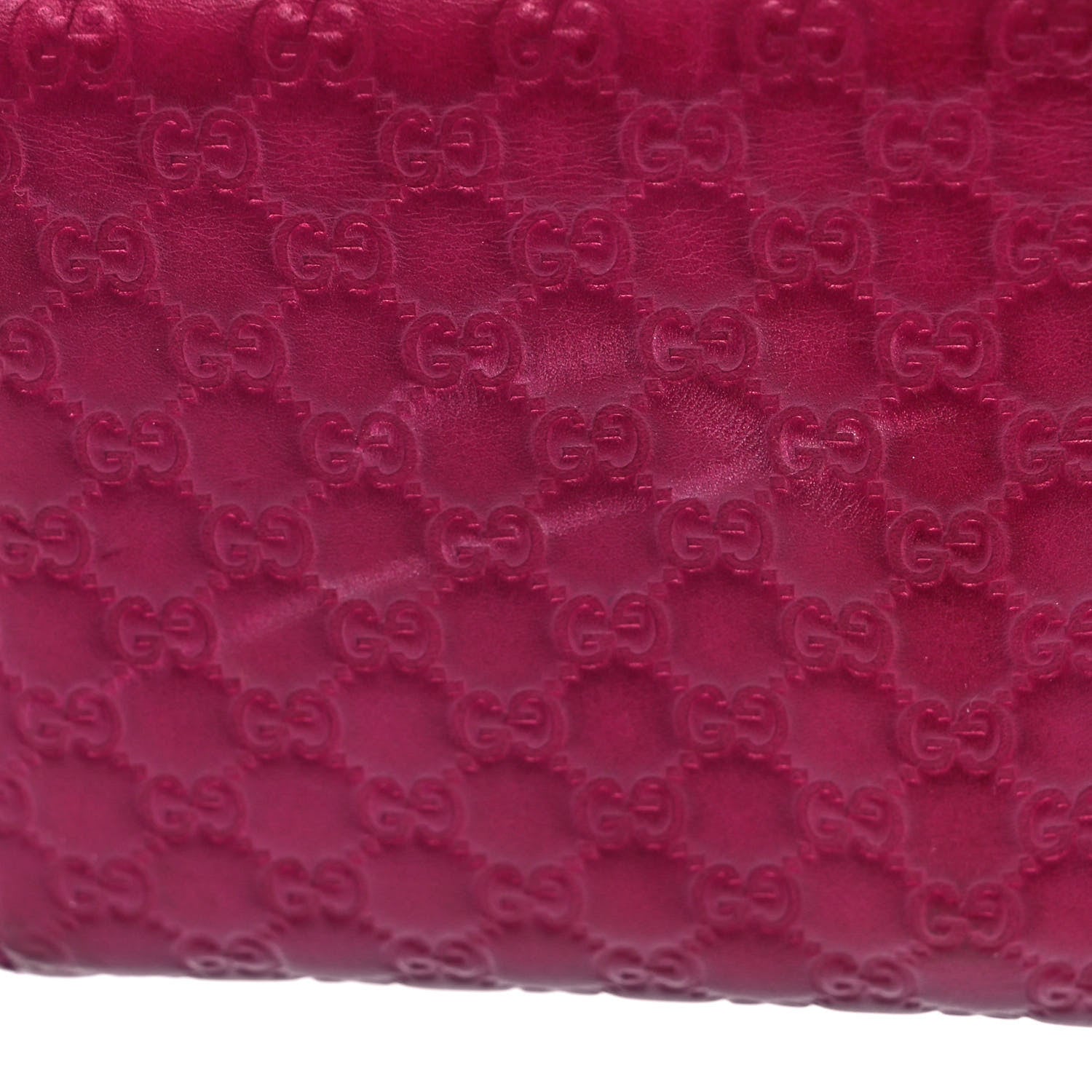 Gucci Soft Microguccissima Dice Chain Wallet Bright Bouganville 9 of 10