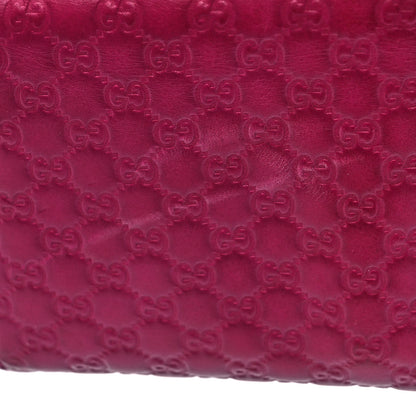 Gucci Soft Microguccissima Dice Chain Wallet Bright Bouganville 9 of 10