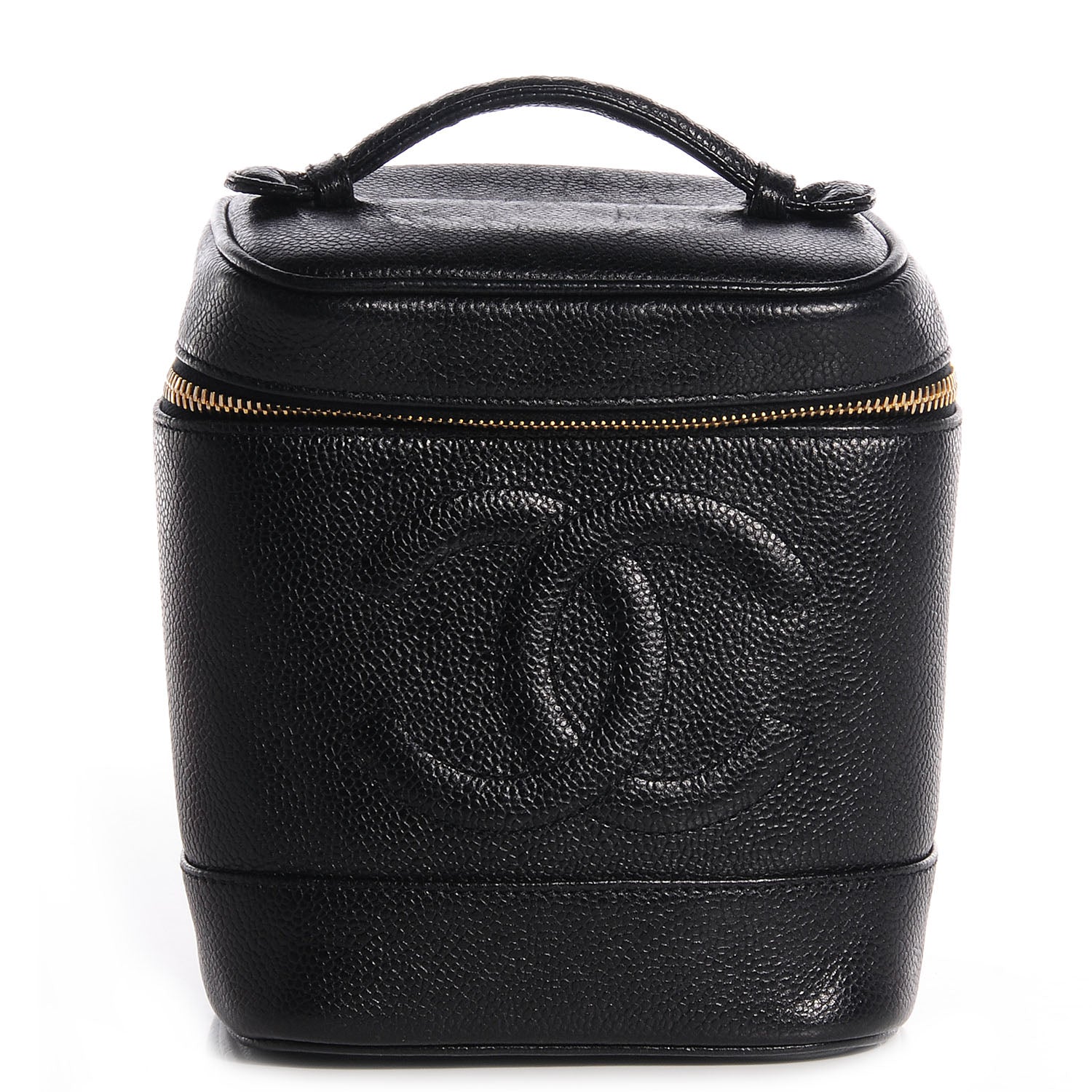 Chanel Caviar Cosmetic Vanity Bag Black 1 of 8
