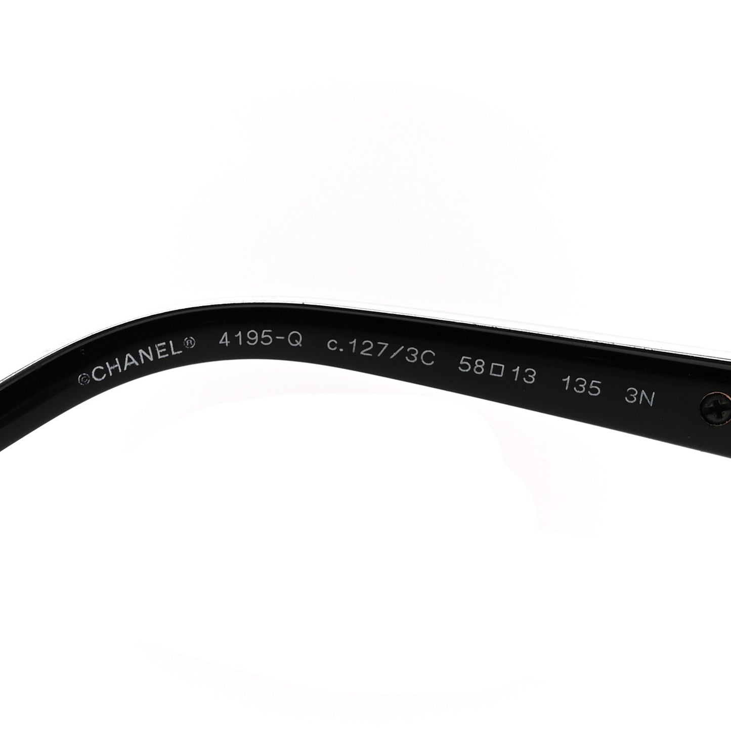 Lambskin Quilted CC 4195-Q Sunglasses Silver
