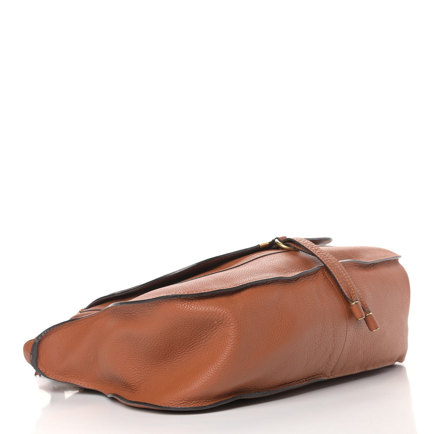 Calfskin Large Marcie Satchel Tan