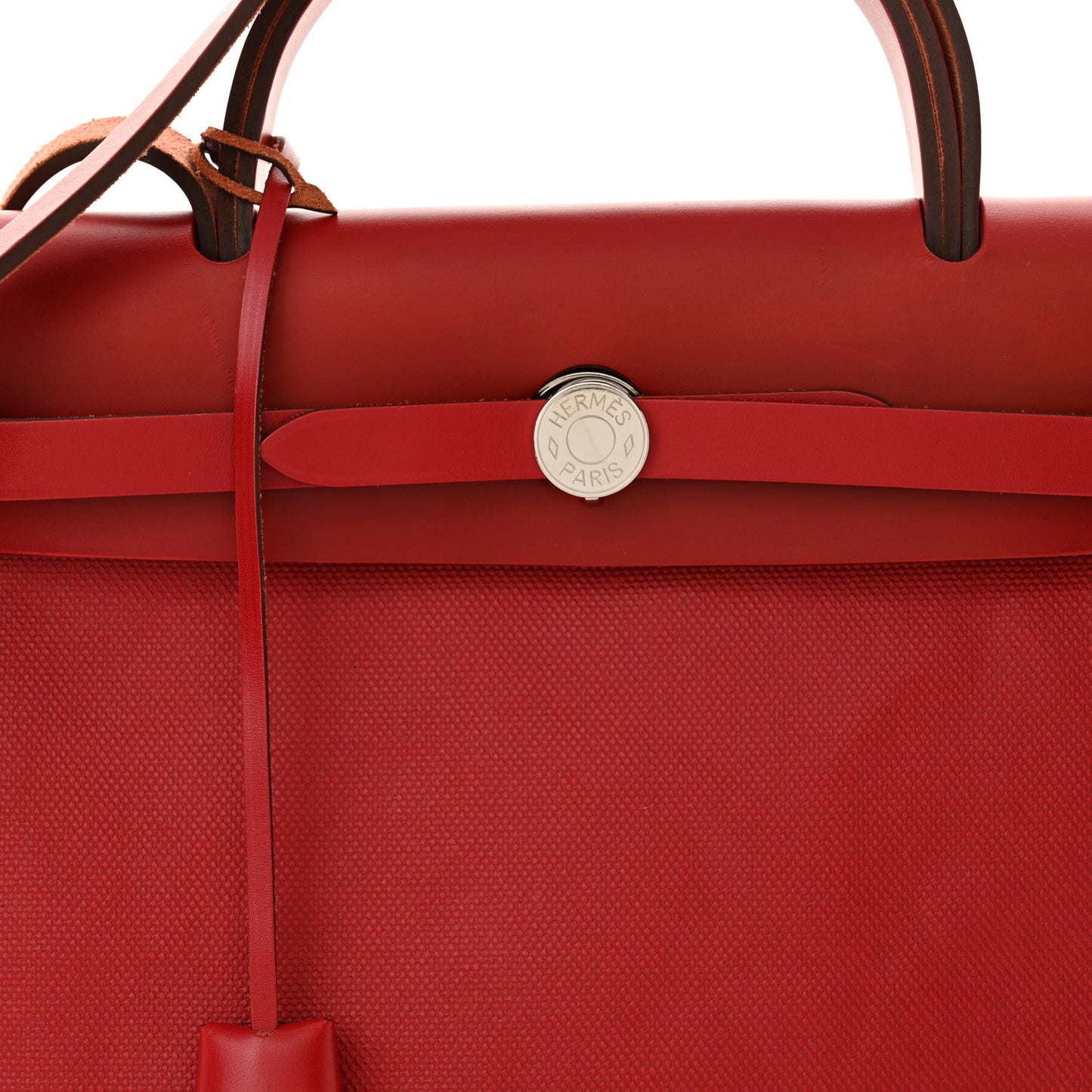 Toile H Berline Vache Hunter Herbag Zip PM 31 Rouge Piment Ecru Ecru