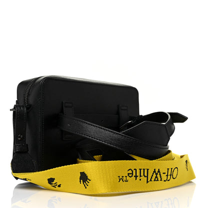Off-White Saffiano Striped Diag Binder Belt Bag Black White 2 of 8