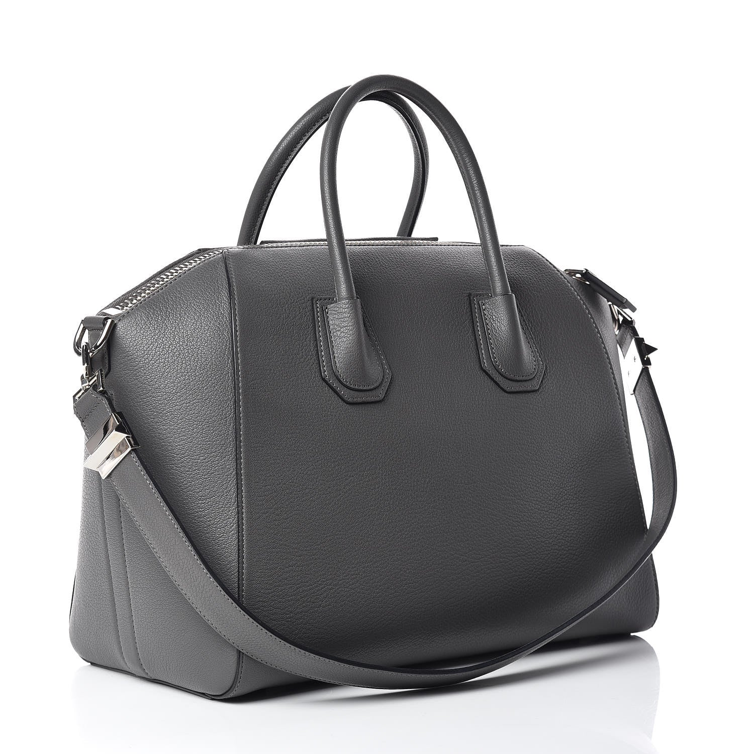 Givenchy Sugar Goatskin Medium Antigona Dark Grey 3 of 9
