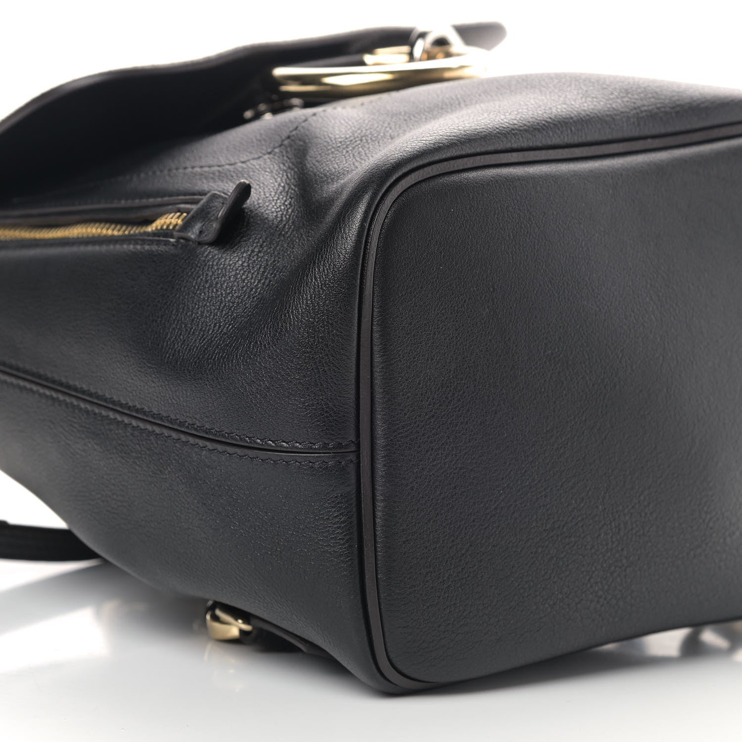 Chloe Suede Calfskin Faye Backpack Black 7 of 12