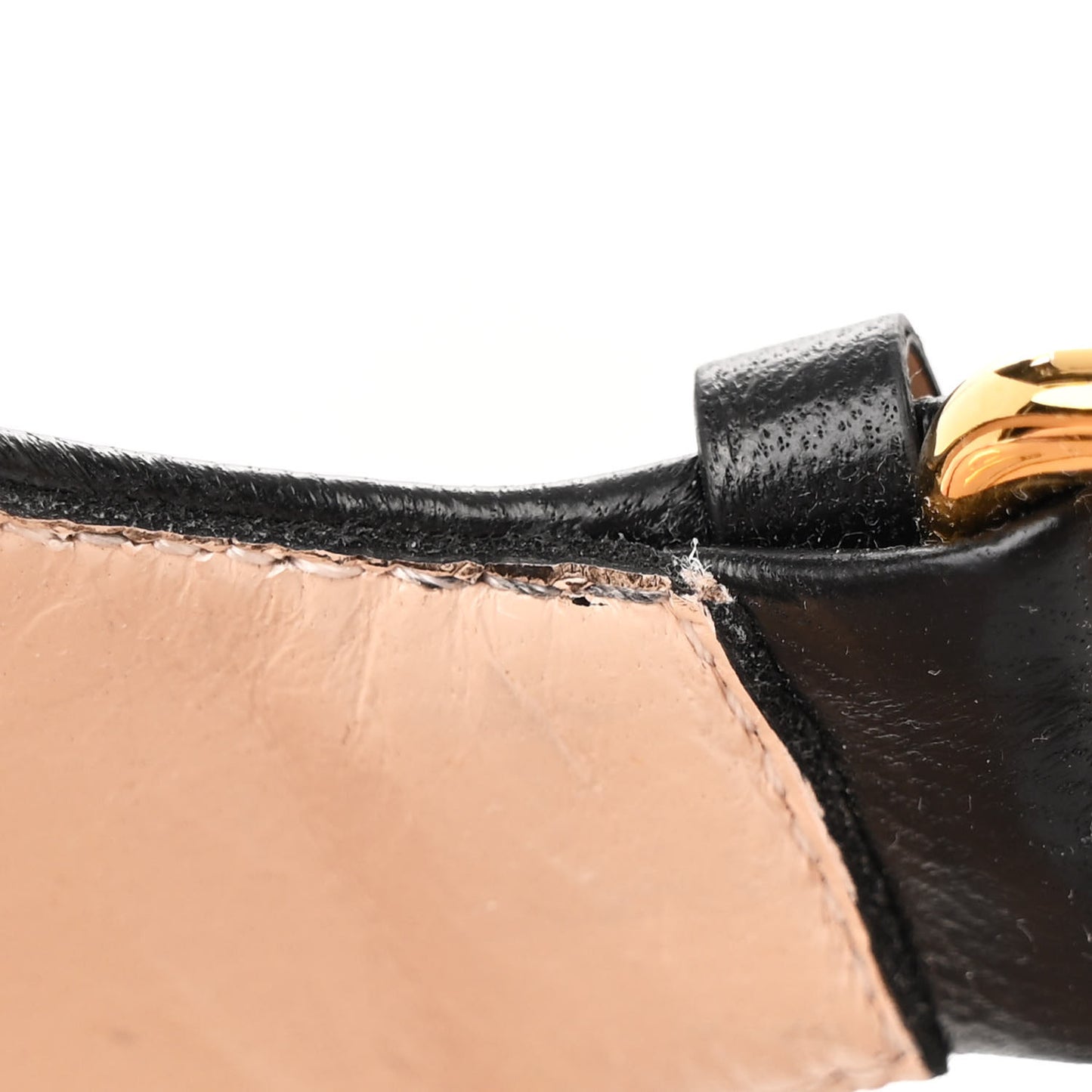 Nappa Charlotte Horsebit 40/135mm Platform Sandals 35 Black