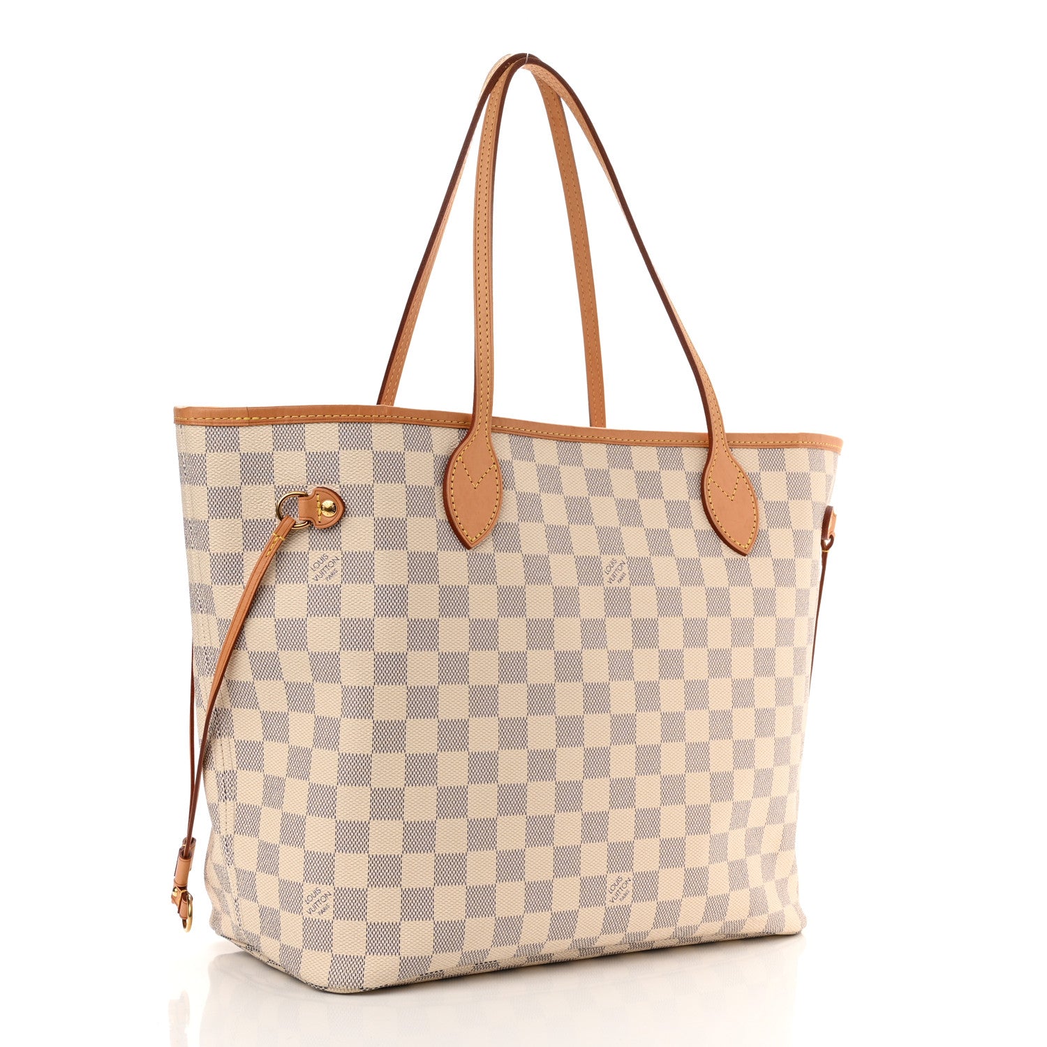 Louis Vuitton Damier Azur Neo Neverfull MM Rose Ballerine 3 of 11