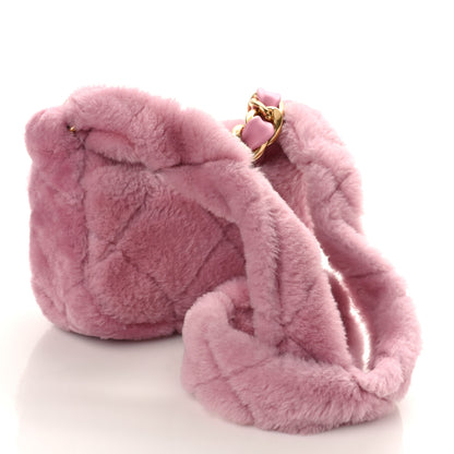 Chanel Shearling Lambskin Quilted Flap Pink 3 of 10