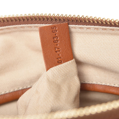 Chloe Suede Calfskin Braided Medium Marcie Satchel Caramel 8 of 17