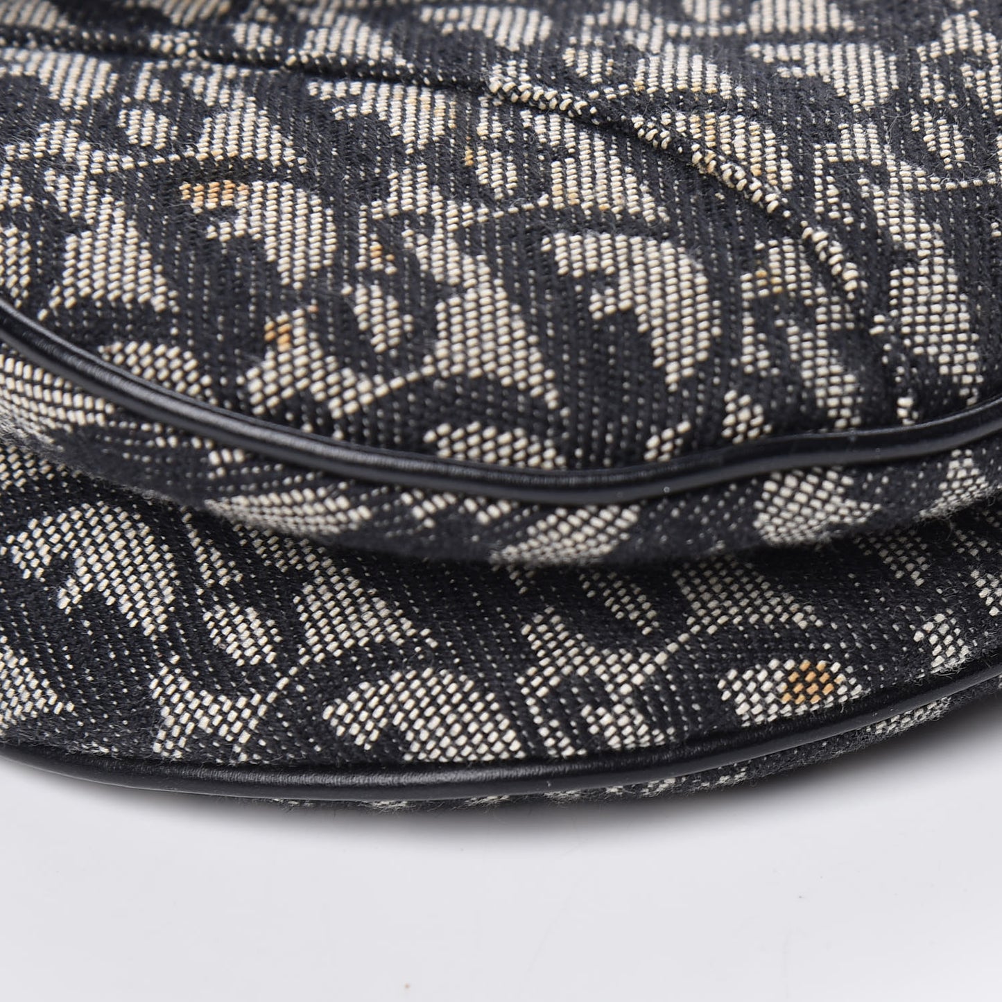 Monogram Saddle Bag Black