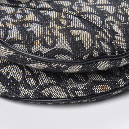 Christian Dior Monogram Saddle Bag Black 9 of 10