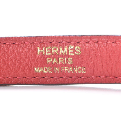 Hermes Evercolor Kelly Retourne 28 Rouge Casaque 34 of 39