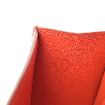 Hermes Tadelakt Egee Clutch Sanguine 7 of 11