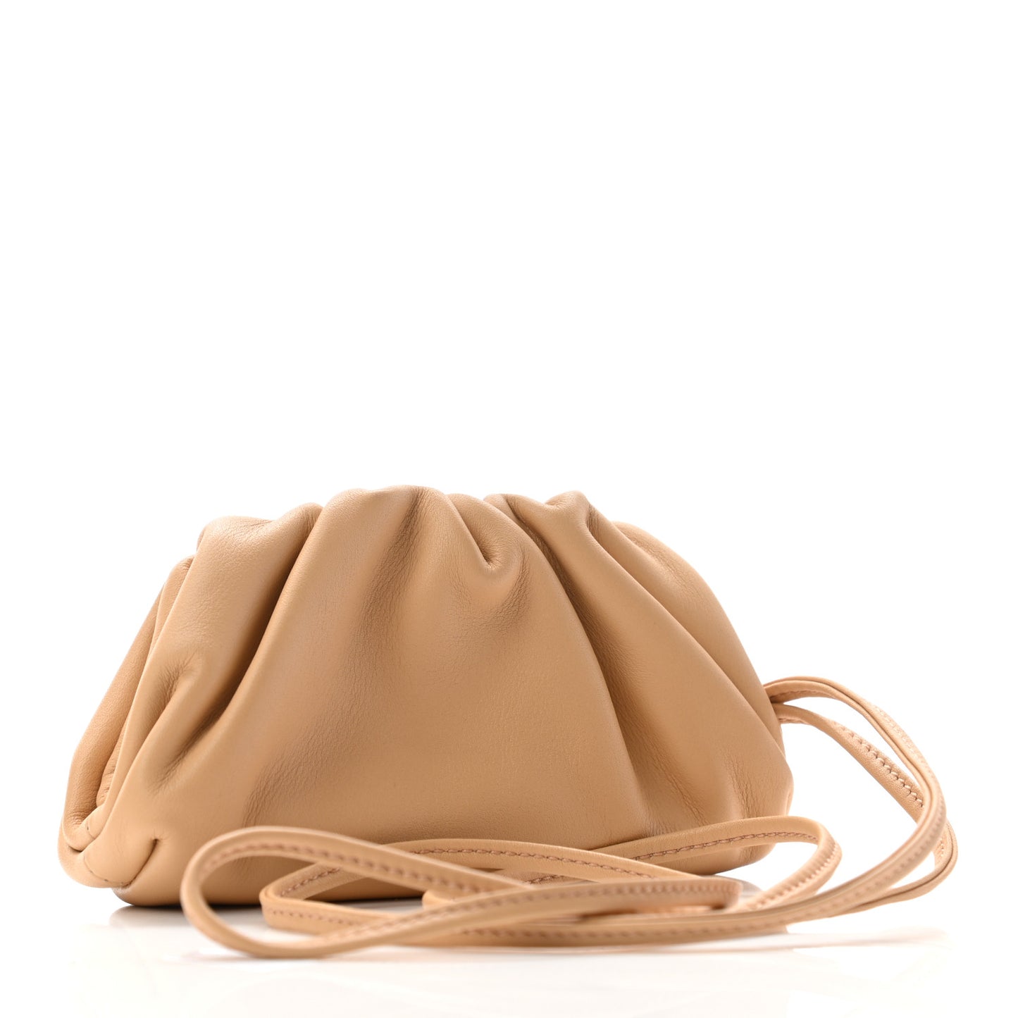 Butter Calfskin Coin Purse Almond