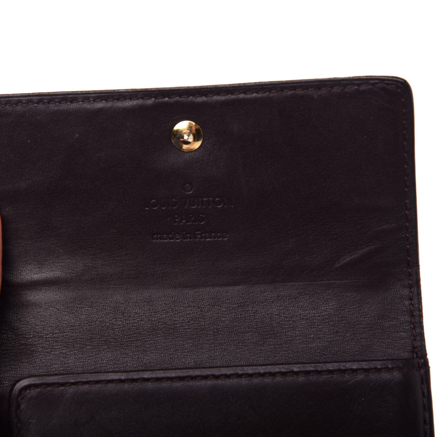 Louis Vuitton Vernis Elise Wallet Amarante 6 of 11