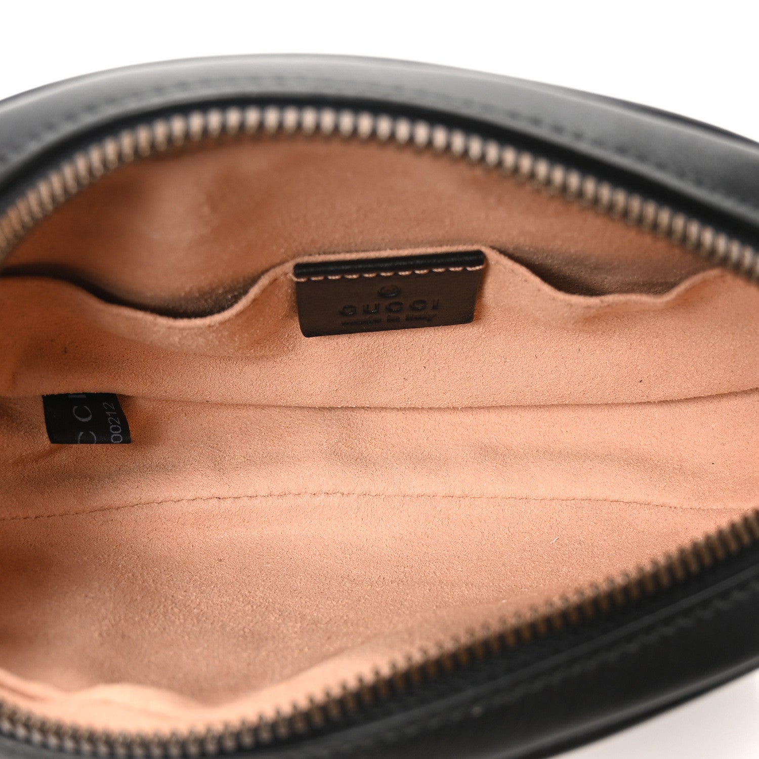 Gucci Calfskin Matelasse GG Marmont Belt Bag 95 38 Black 5 of 10