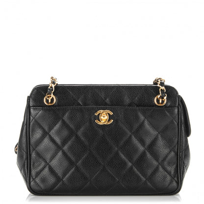 Chanel Caviar Quilted Camera Case Black 1 of 7