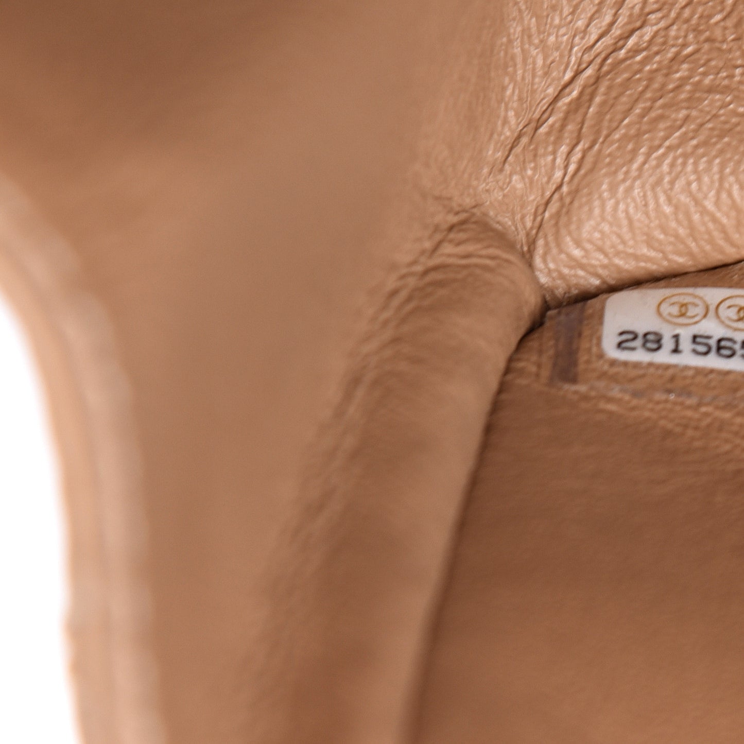 Aged Calfskin Quilted 2.55 Reissue Mini Flap Beige