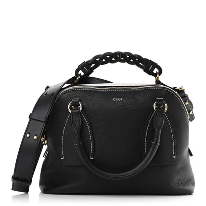 Chloe Calfskin Medium Daria Sepia Full Blue 1 of 10