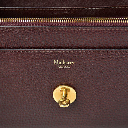 Mulberry Natural Grained Calfskin Small Darley Satchel Oxblood 5 of 12