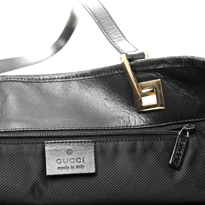 Gucci Monogram Large Bucket Tote Black 7 of 13