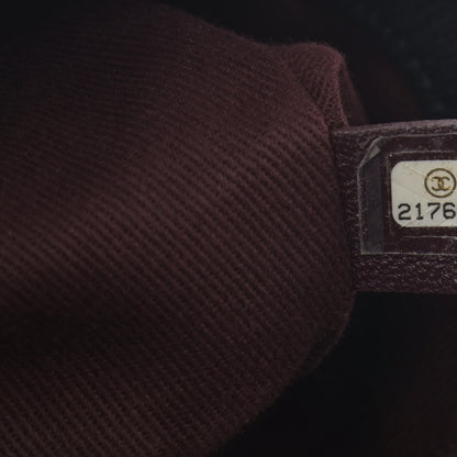 Chanel Wrinkled Lambskin Chevron Quilted Medium Surpique Flap Black 7 of 12