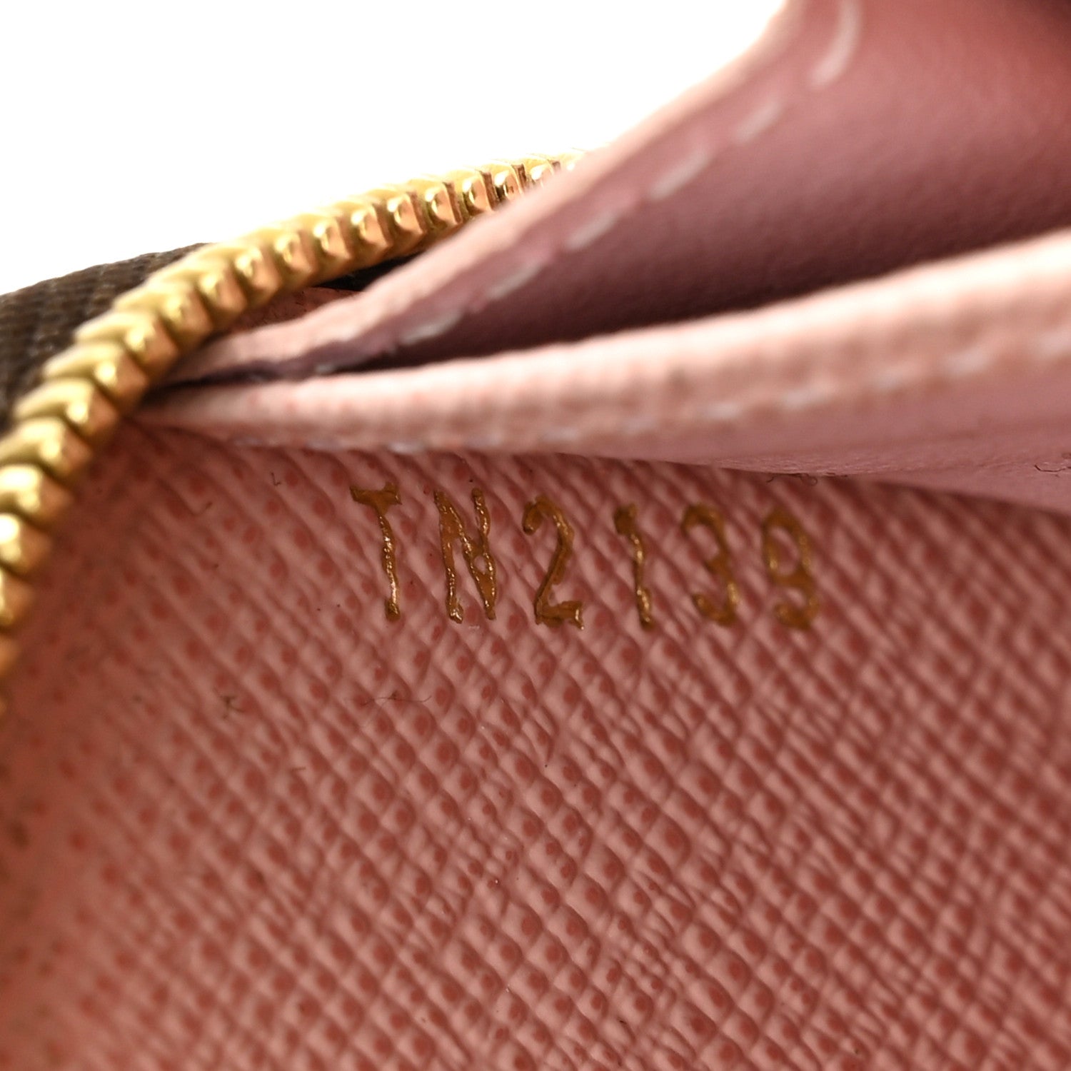 Louis Vuitton Damier Ebene Studded Zippy Coin Purse Rose Ballerine 6 of 9