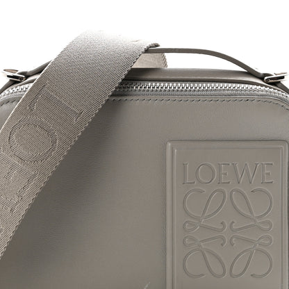 Loewe Satin Calfskin Mini Camera Bag Shell Grey 8 of 11