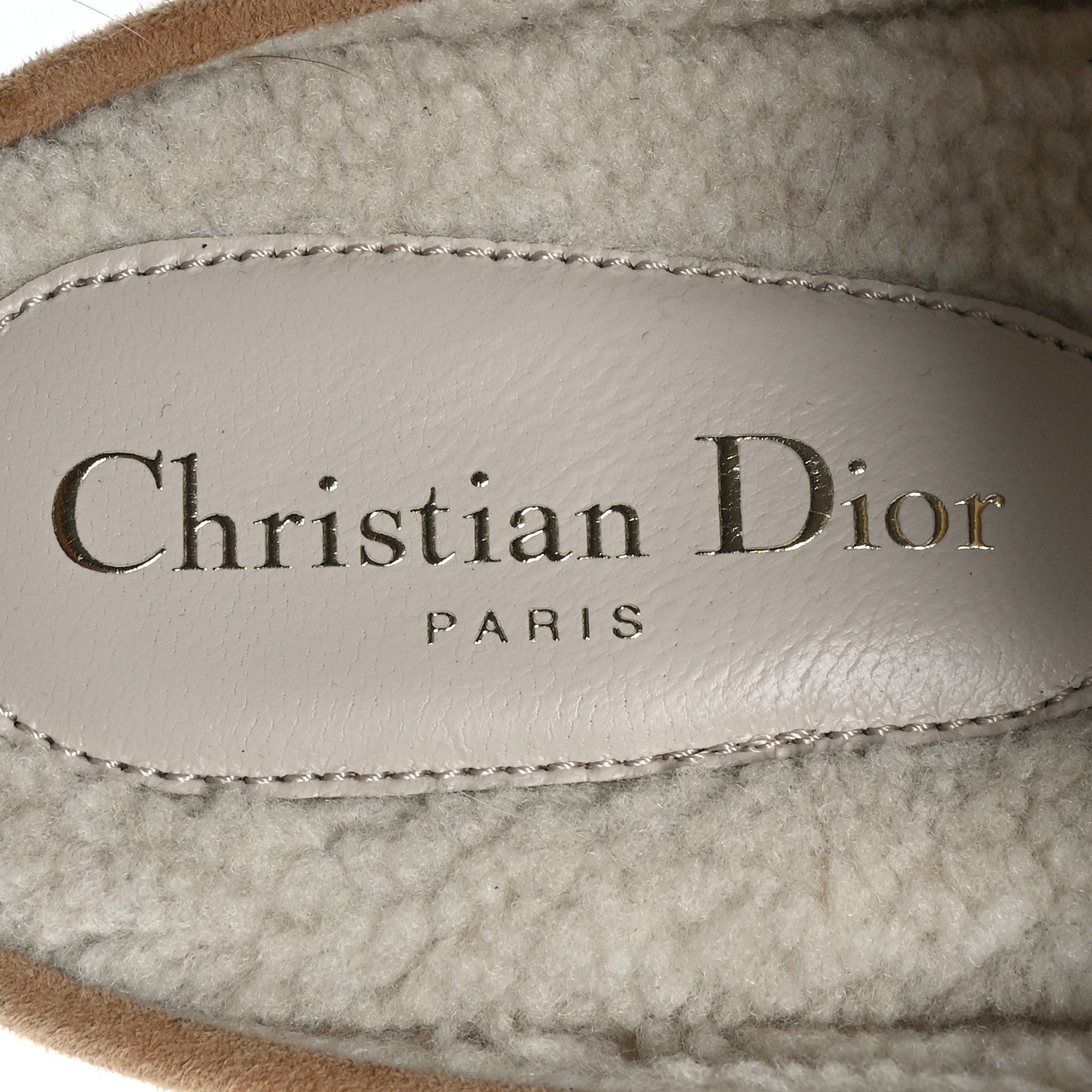 Christian Dior Suede Goatskin Boy Loafer Mule 38.5 Chestnut 8 of 9