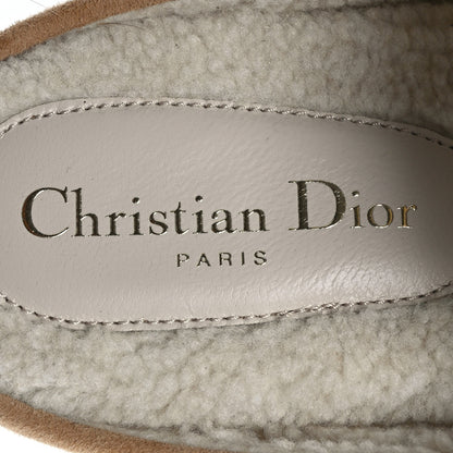 Christian Dior Suede Goatskin Boy Loafer Mule 38.5 Chestnut 8 of 9