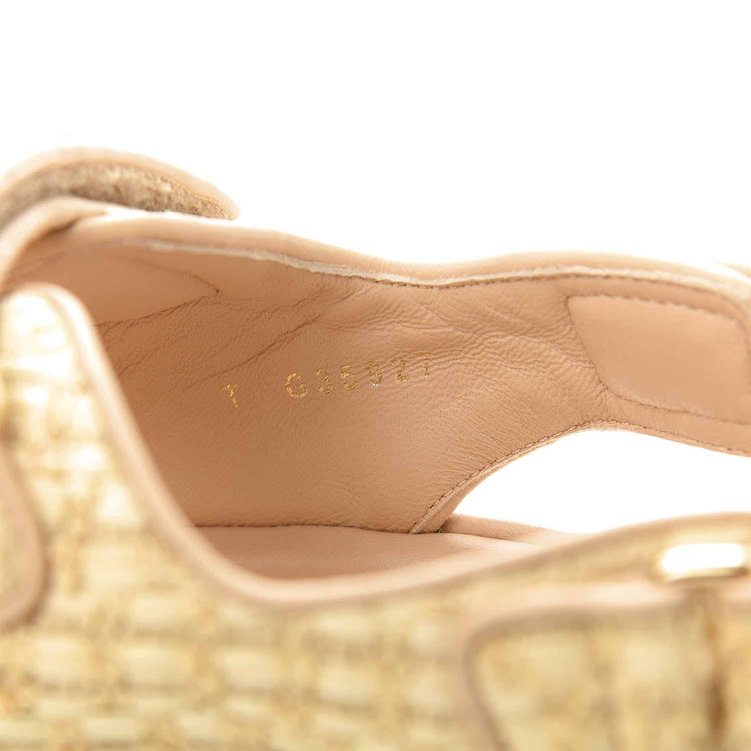 Chanel Braided Fabric Velcro Dad Sandals 40 Beige 8 of 9
