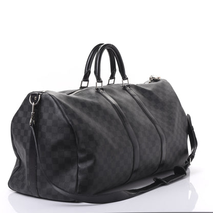 Louis Vuitton Damier Graphite Keepall Bandouliere 55 2 of 16