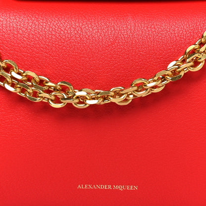 Alexander McQueen Fine Grain Goatskin Box Shoulder Bag 19 Red 9 of 9