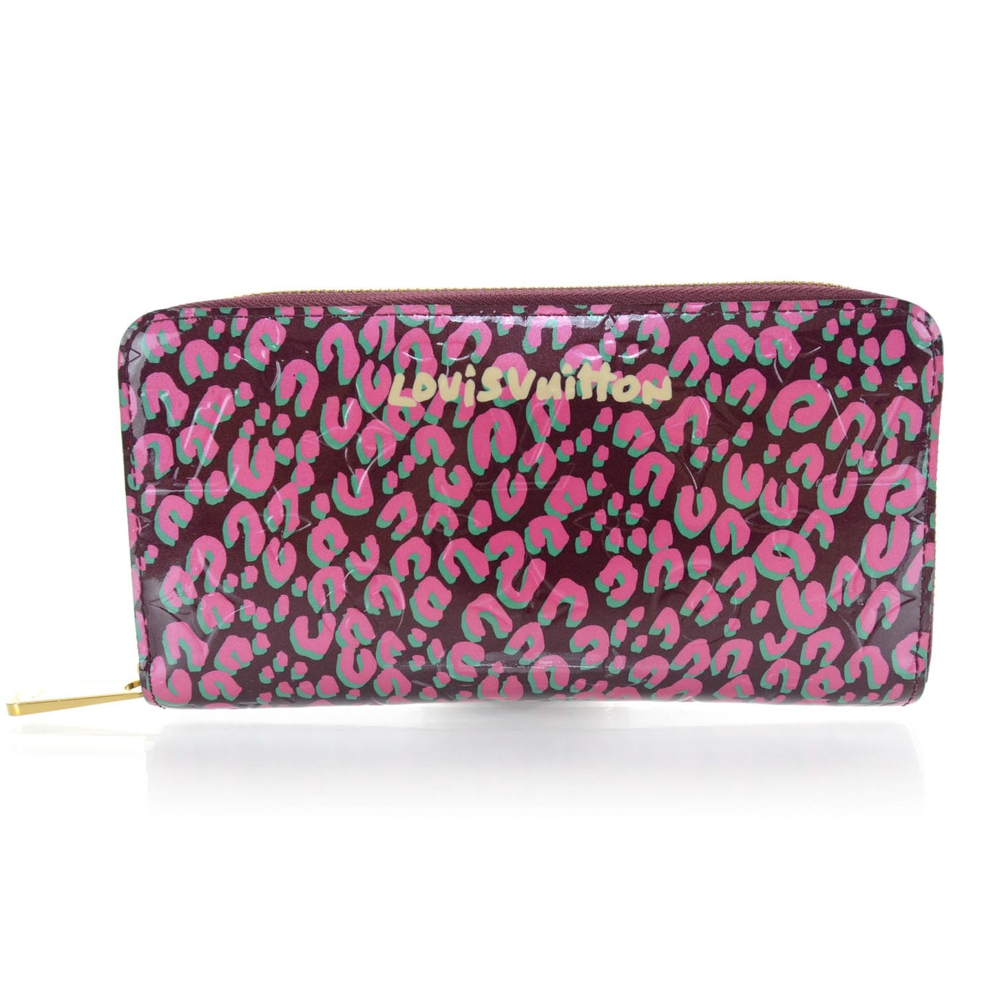Leopard Zippy Wallet Rouge Fauviste