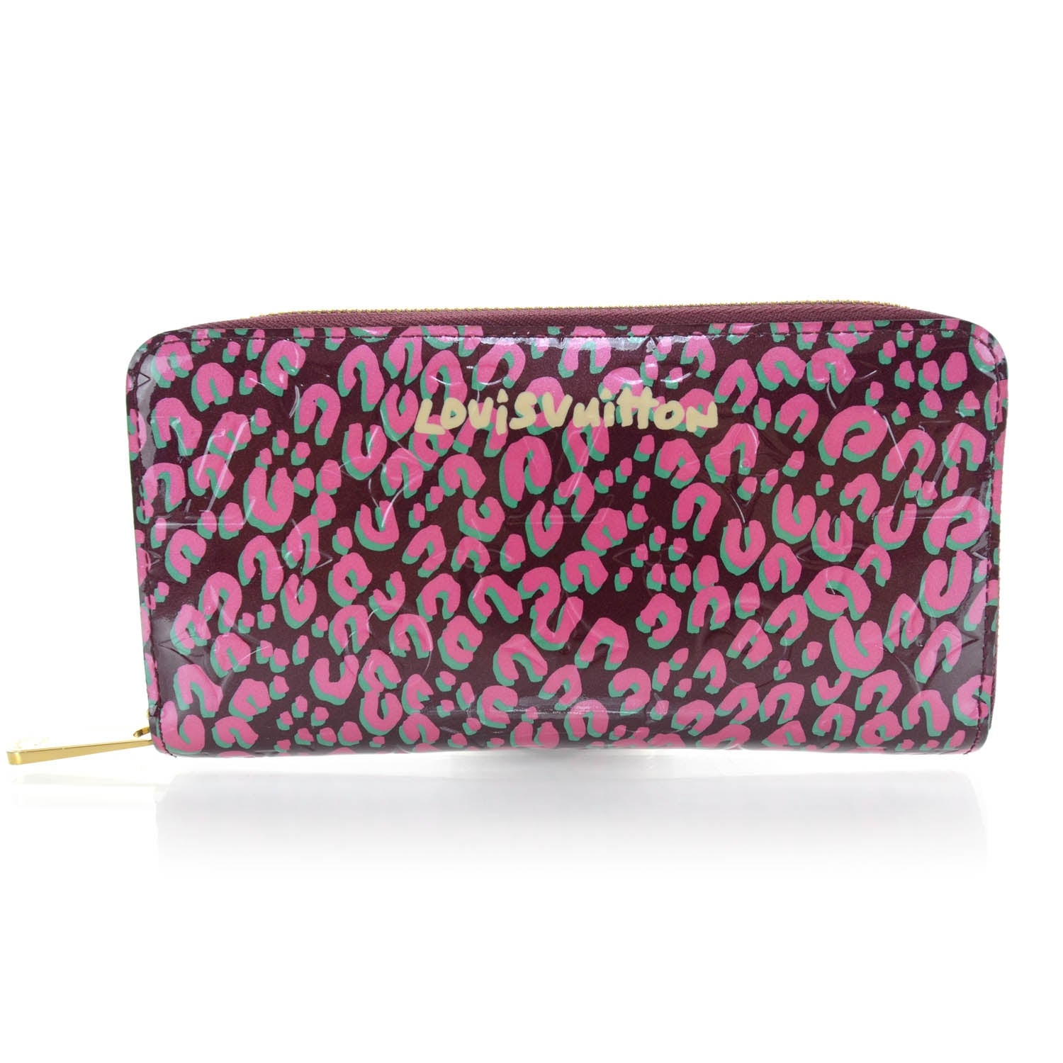 Louis Vuitton Leopard Zippy Wallet Rouge Fauviste 2 of 8