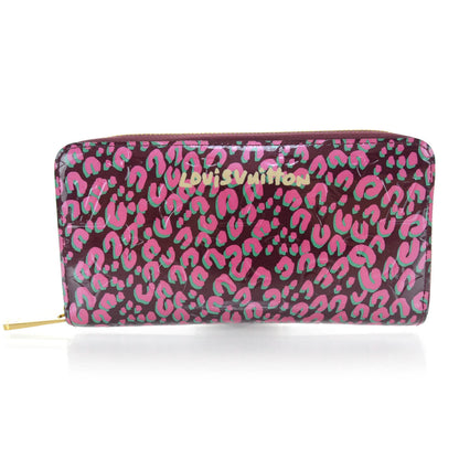 Louis Vuitton Leopard Zippy Wallet Rouge Fauviste 2 of 8
