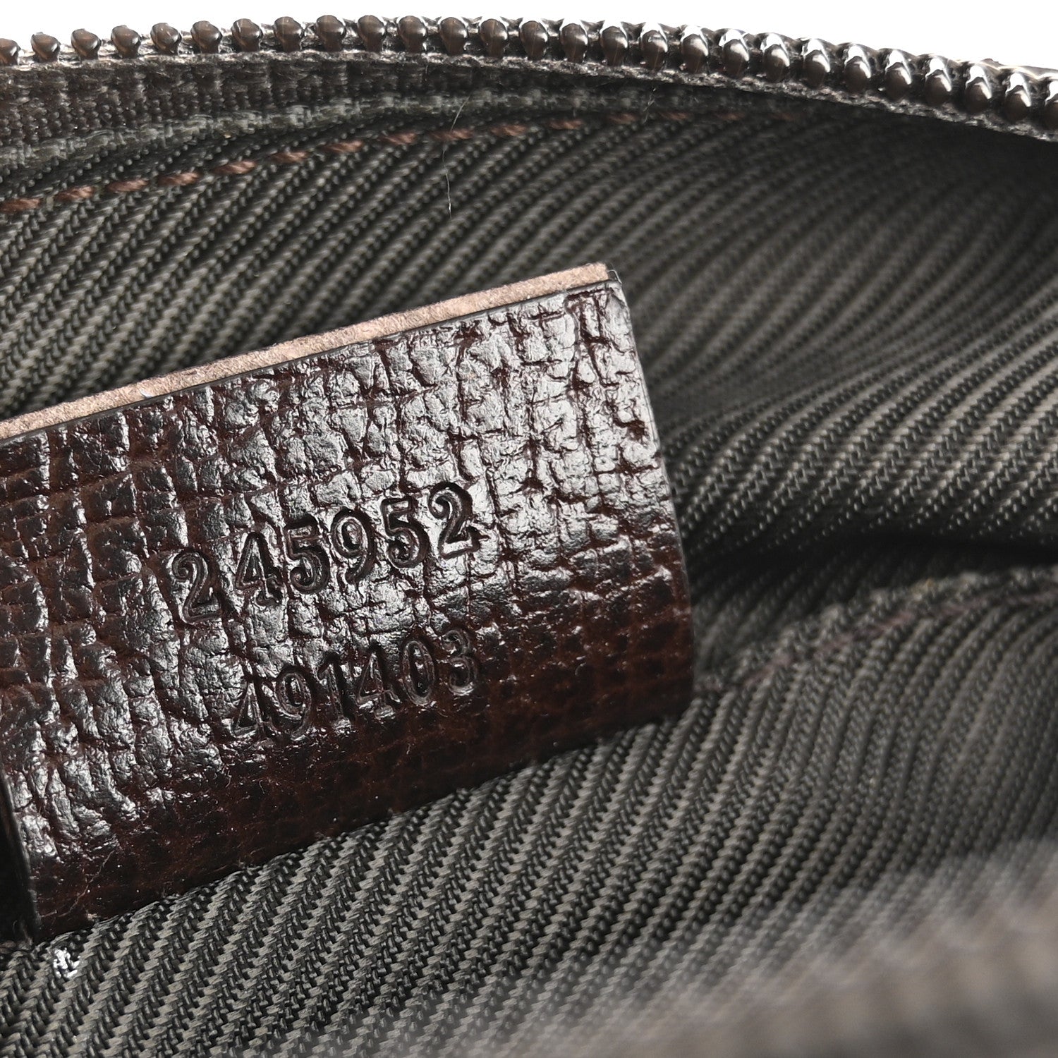 Gucci Monogram Large Cosmetic Case Brown 7 of 9