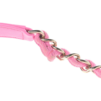 Chanel Denim Quilted Small Messenger Flap Neon Pink 12 of 13