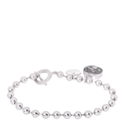 Gucci Sterling Silver Boule Bead Charm Toggle Bracelet 3 of 4