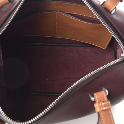 Celine Lambskin Small Soft Cube Satchel Burgundy 5 of 9