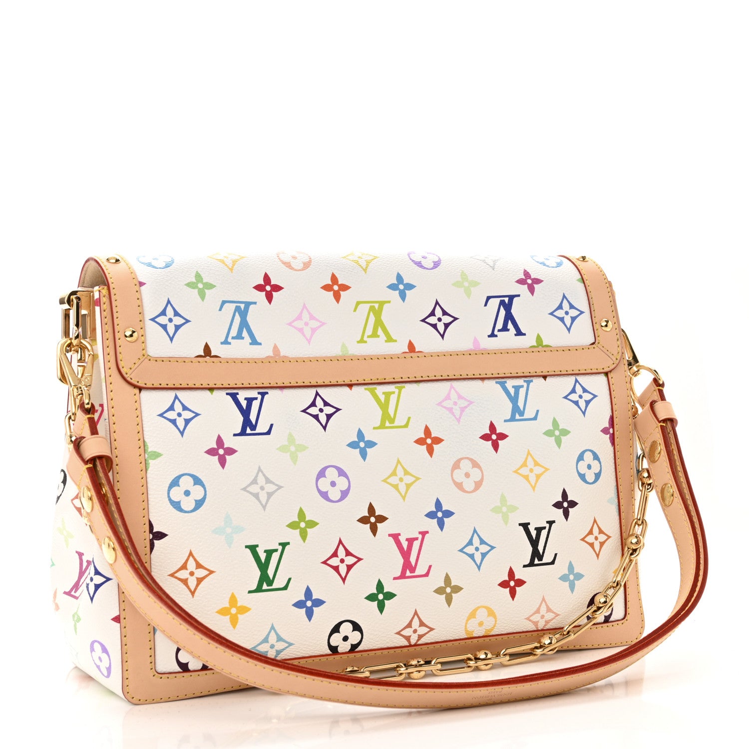 Louis Vuitton LV X TM Monogram Multicolor Dauphine Soft GM White 3 of 9