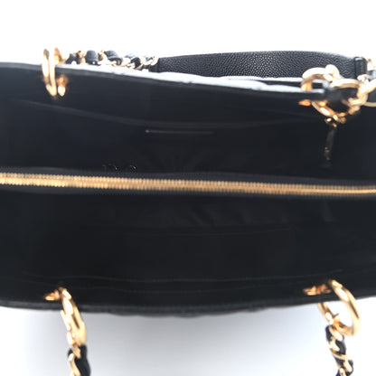 Chanel Caviar Quilted Grand Shopping Tote GST Black 5 of 9